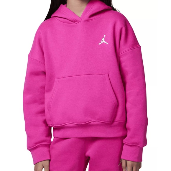 Jordan Other - NWT Jordan 'Fire Pink' Brooklyn Essentials Hoodie (Big Kids)
